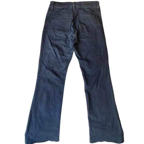 KUT Josephine Women Flared Jeans size 27 Blue Mid Rise Stretch Slim Bootcut - Picture 12 of 12